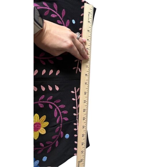 Herencia Collection MorelosState Catrina Embroidered Mini Skirt size XL Floral M - Picture 5 of 9